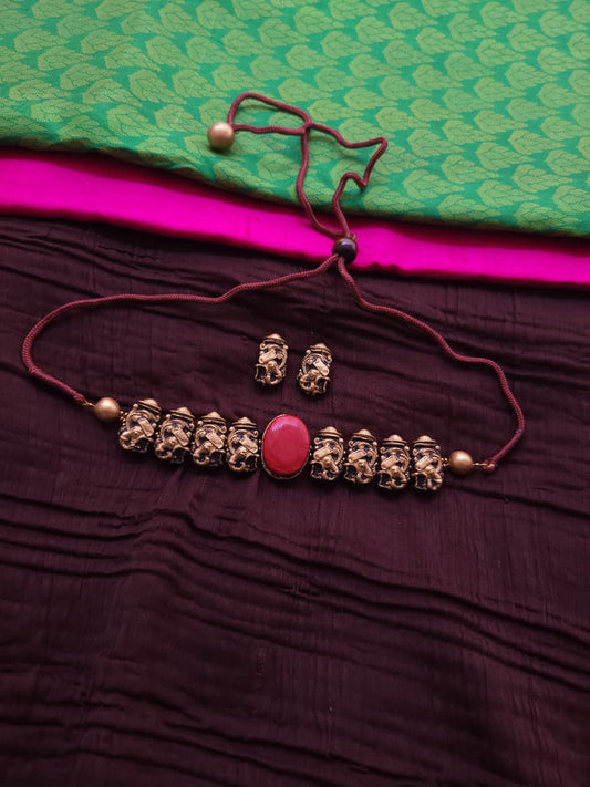 Terracotta Ruby Heritage Jewellery