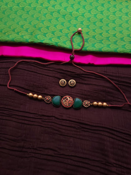 Terracotta Royal Peacock Jewellery