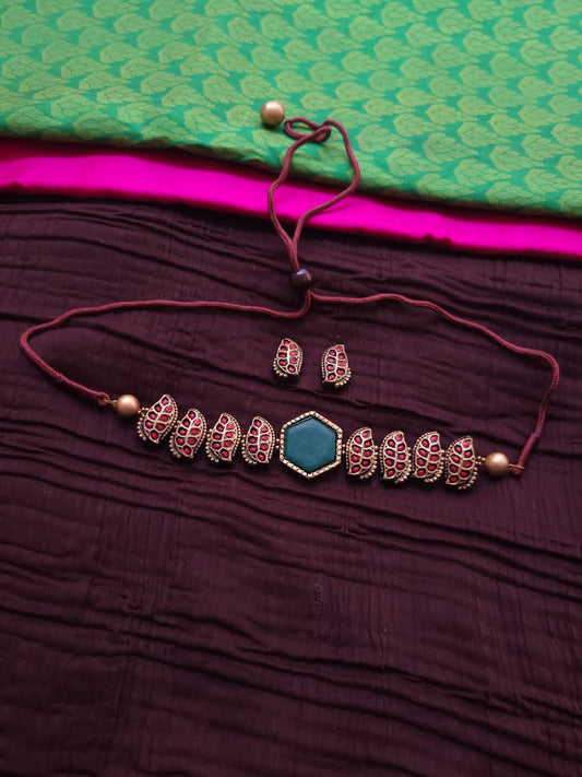 Terracotta Jewel Blossom Jewellery