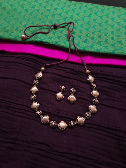 Terracotta Fusion Geometric Jewellery