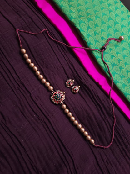 Terracotta Majesty Choker Set