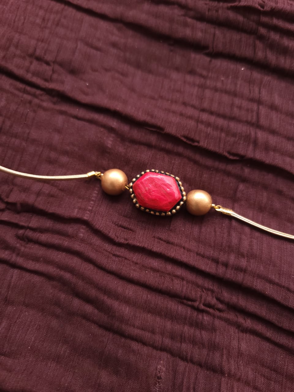 Dainty Stone Terracotta Jewellery