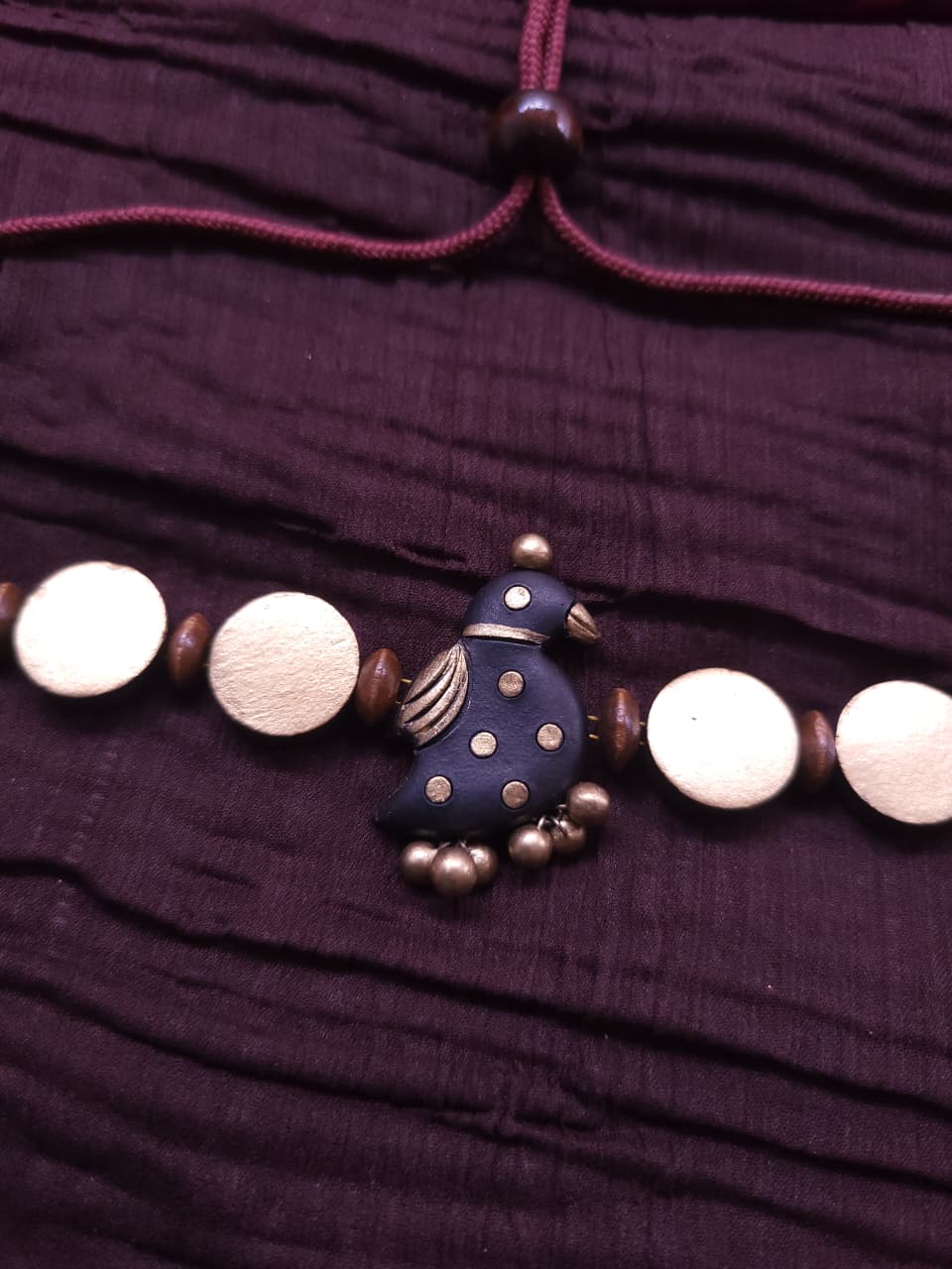 Terracotta Midnight Peacock Jewellery