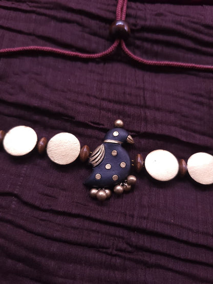 Terracotta Midnight Peacock Jewellery