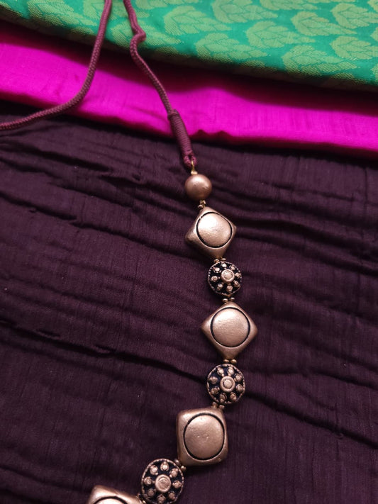 Terracotta Fusion Geometric Jewellery