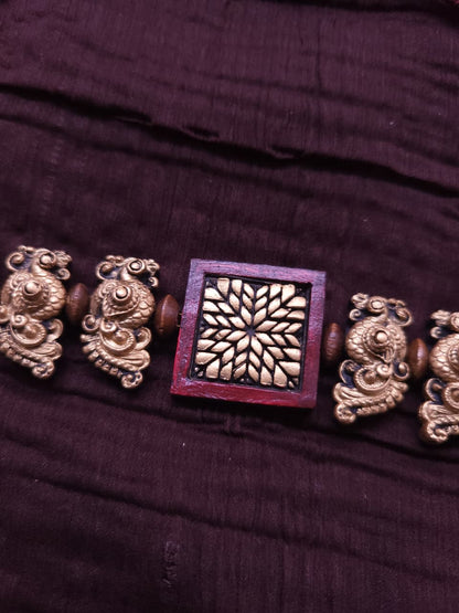 Terracotta Vintage Square Jewellery
