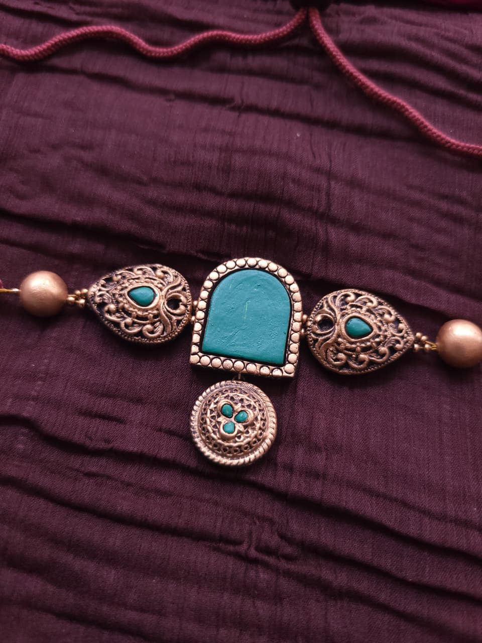 Terracotta Turquoise Gem Jewellery
