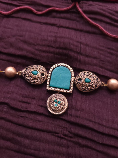 Terracotta Turquoise Gem Jewellery