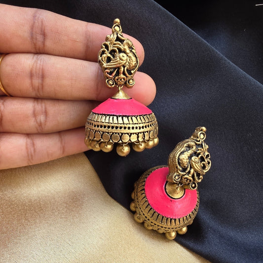 Aazhi Terracotta Jumka Variant 1