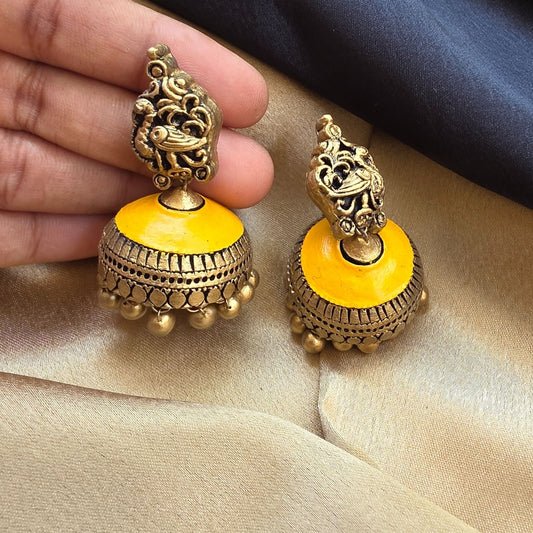 Aazhi Terracotta Jumka Variant 3