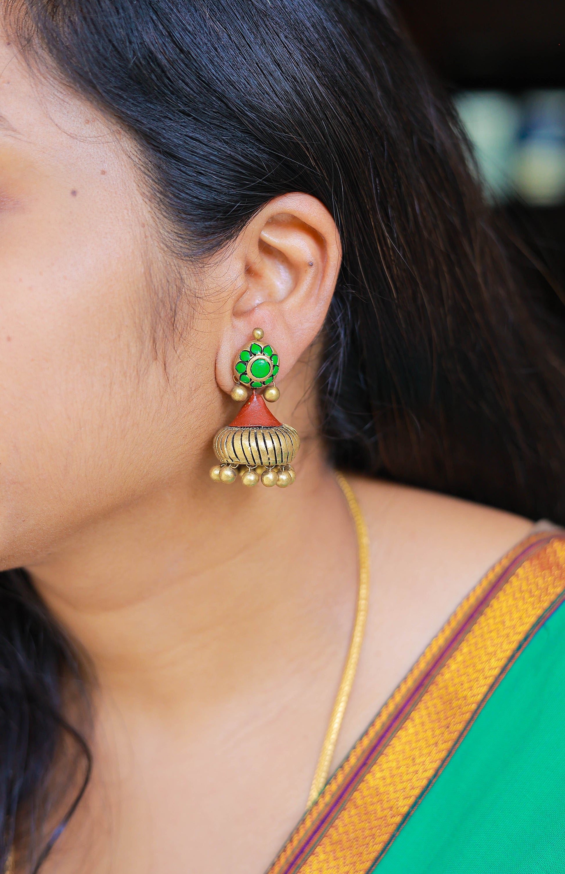 Ananga terracotta jumka variant 2-1