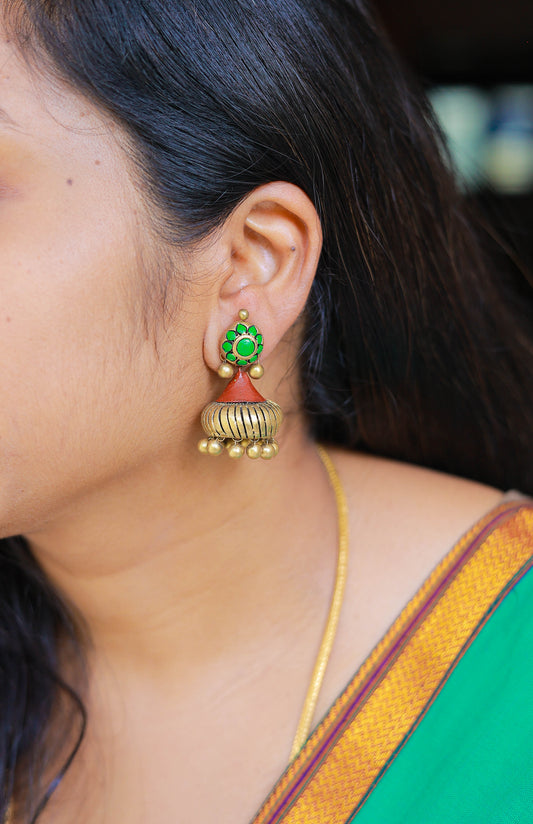 Ananga terracotta jumka variant 2-1