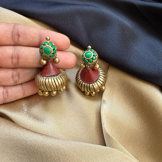 Ananga terracotta jumka variant