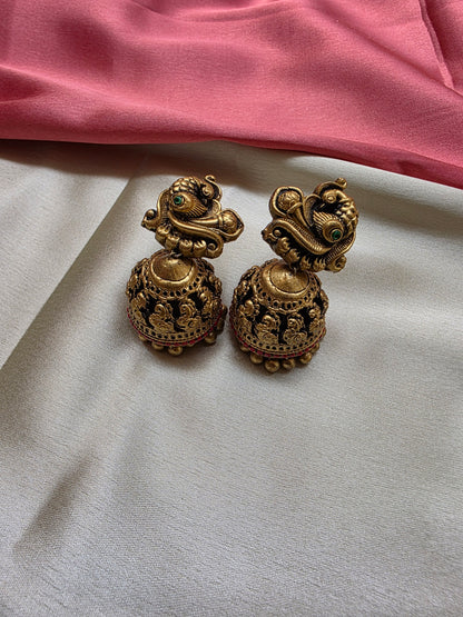 Antique Peacock Treck Terracotta Jewellery