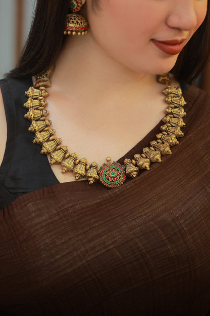 Antique Rani Choker Terracotta Jewellery