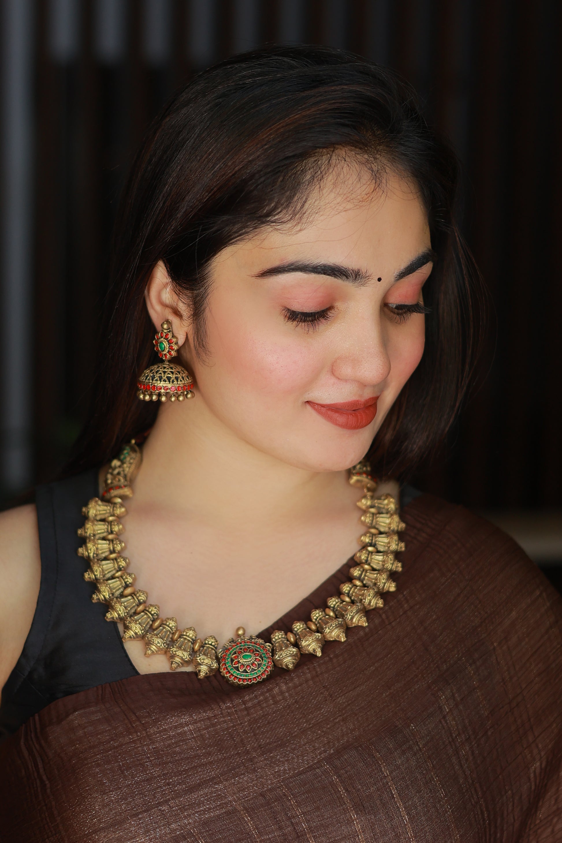Antique Rani Choker Terracotta Jewellery