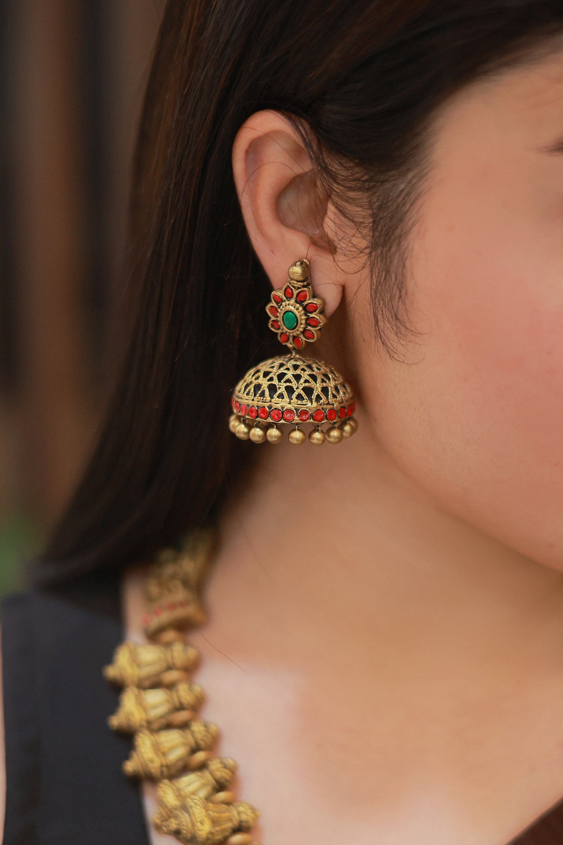 Antique Rani Choker Terracotta Jewellery