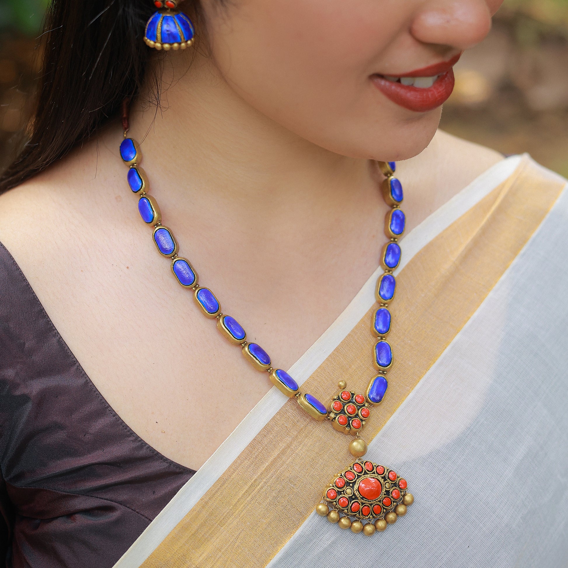 Blue Kemp R1 Terracotta Jewellery