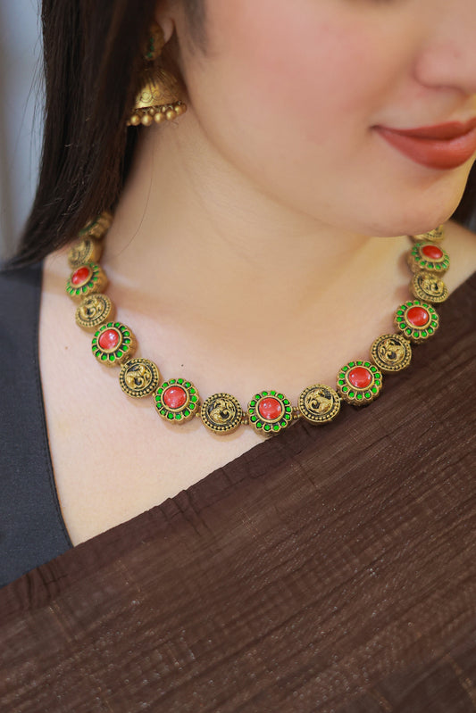 Floral Nalini Terracotta Jewellery