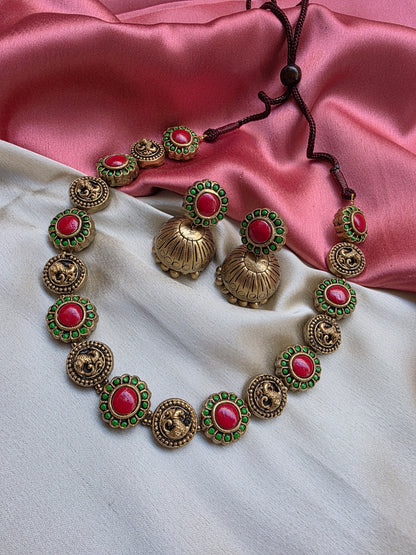 Floral Nalini Terracotta Jewellery