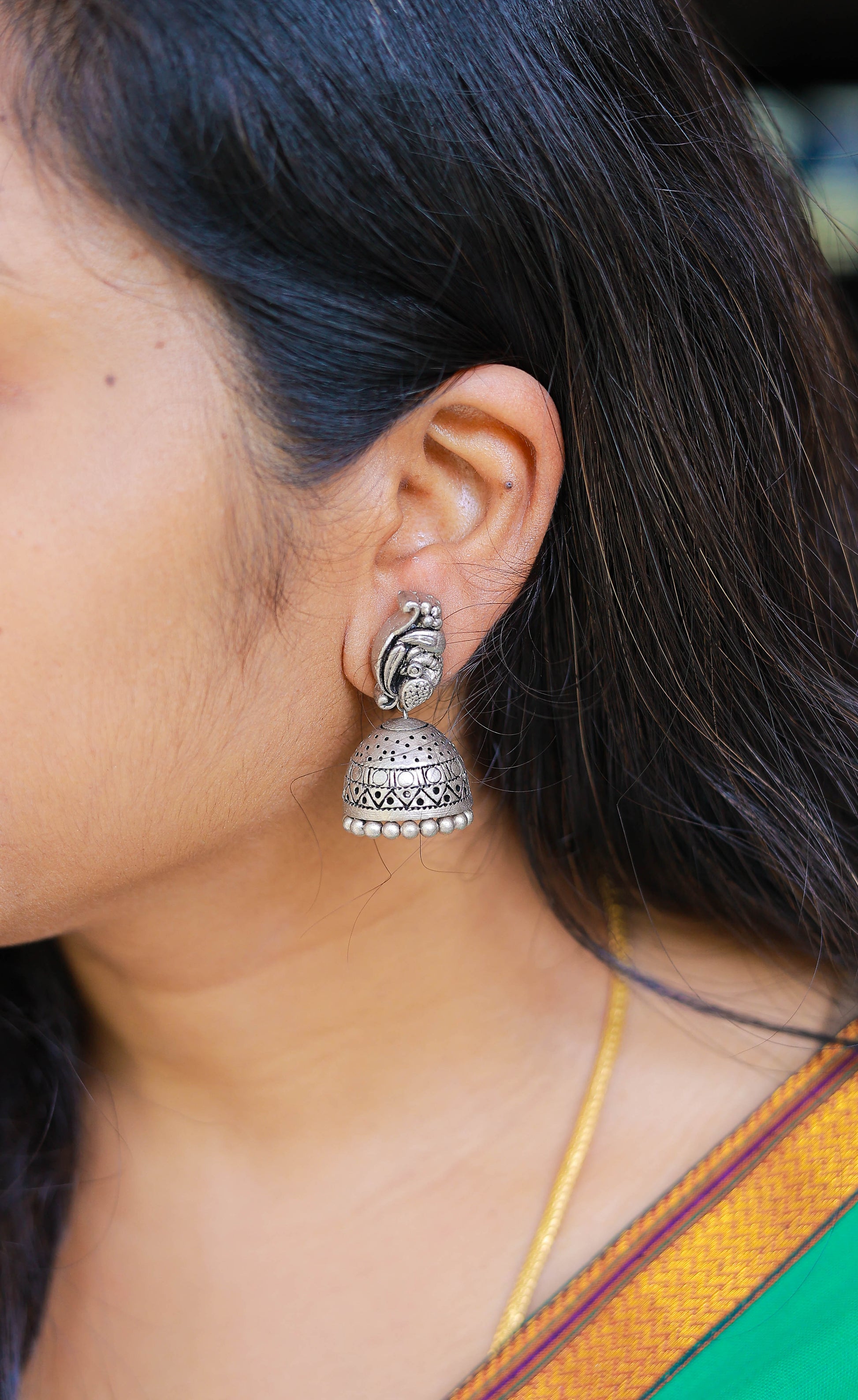 Kayal Terracotta Jumka Variant1 Jhumka- Earrings