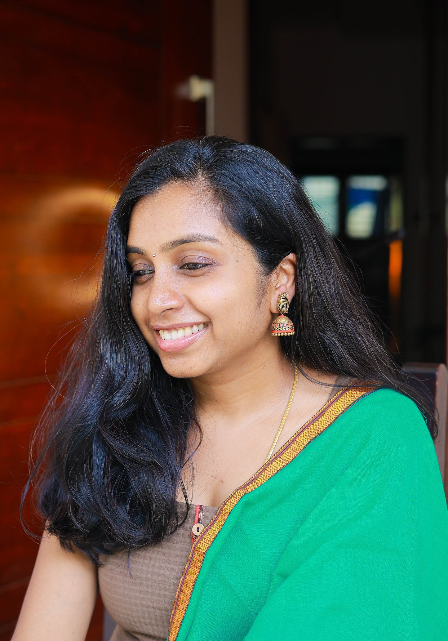 kayal Terracotta Jumka Variant2 Jhumka- Earrings