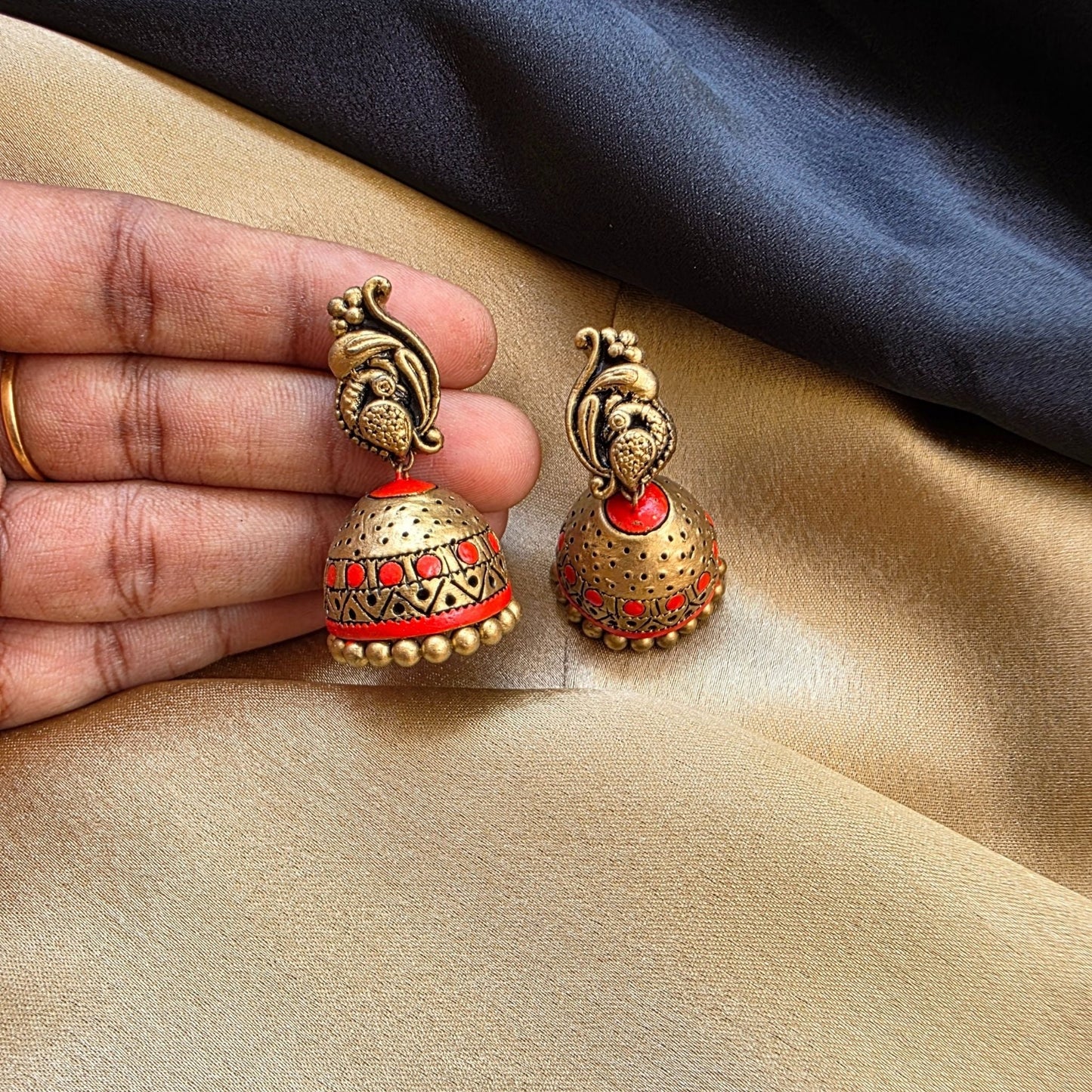 Kayal Terracotta Jumka Variant2
