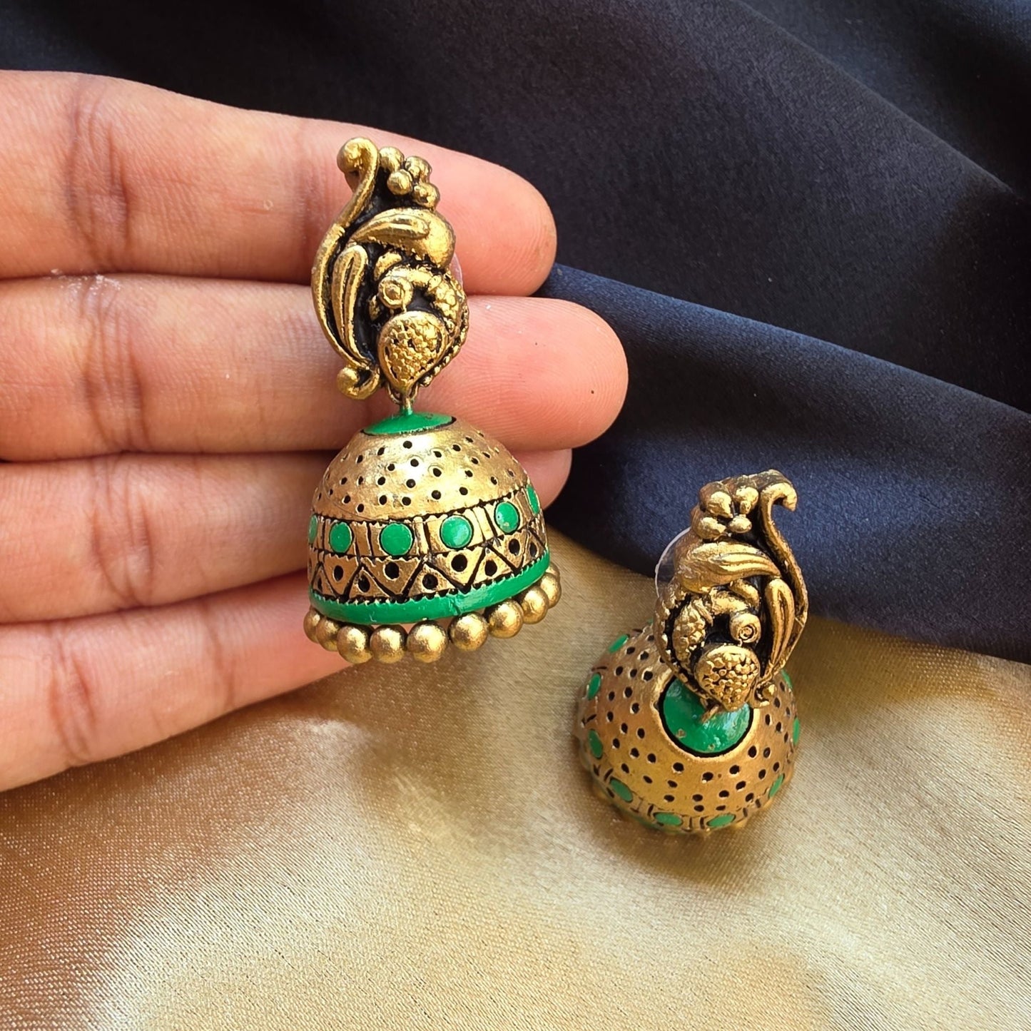 Kayal Terracotta Jumka Variant4