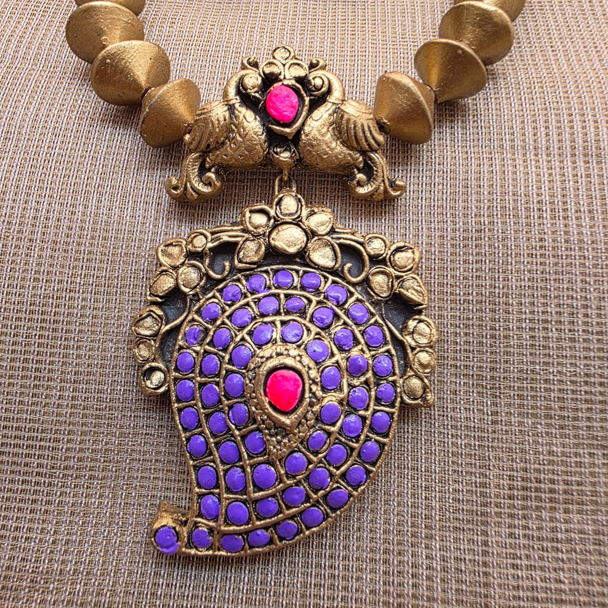 Kemp Mango Terracotta Jewellery Purple
