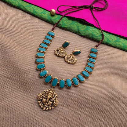 Kemp New Terracotta Jewellery Blue