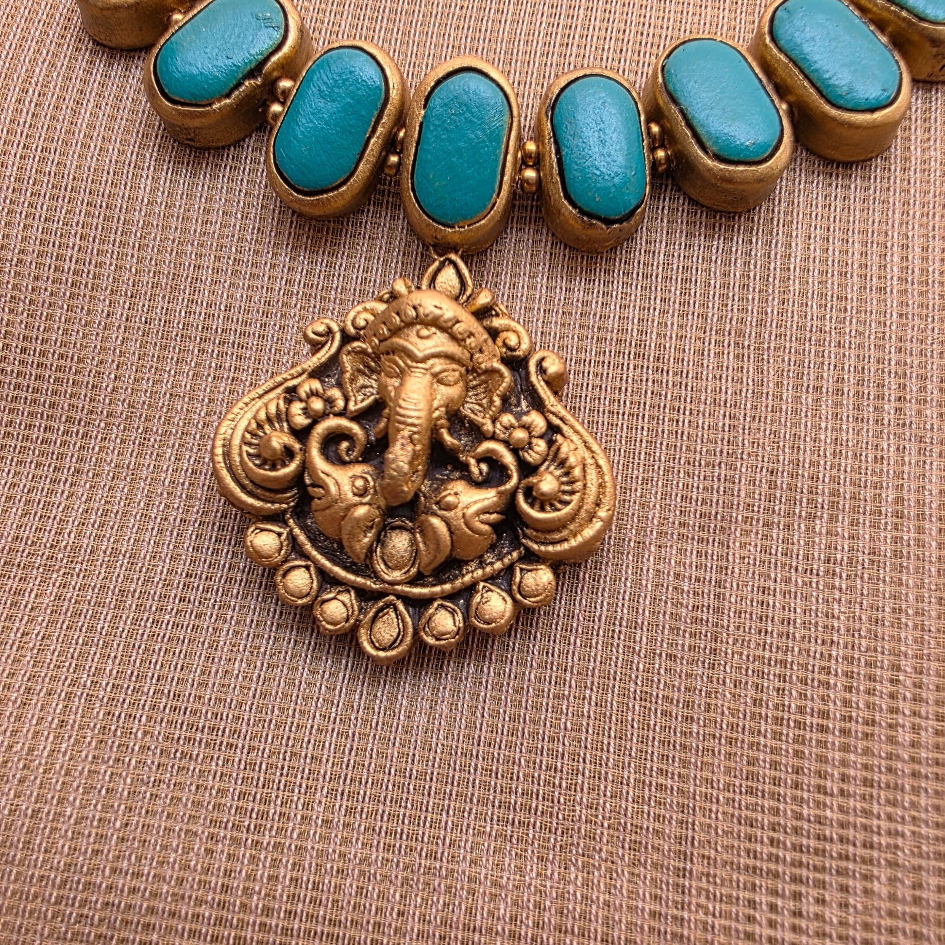 Kemp New Terracotta Jewellery Blue