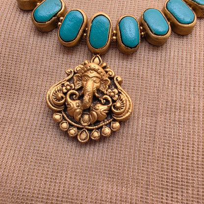 Kemp New Terracotta Jewellery Blue