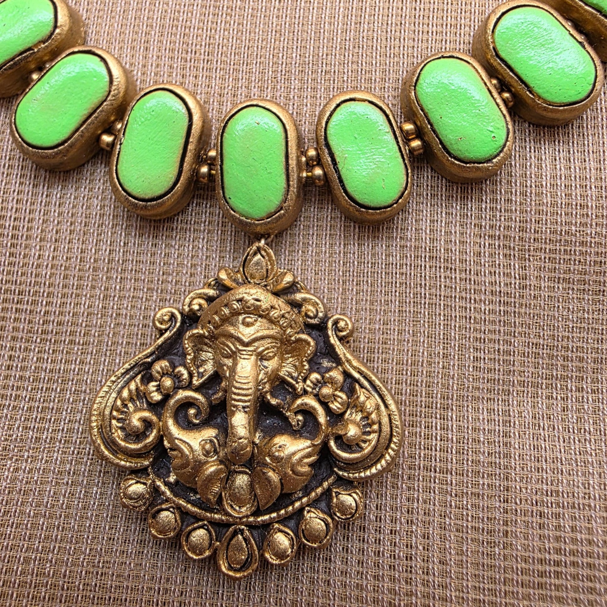 Kemp New Terracotta Jewellery Light Green