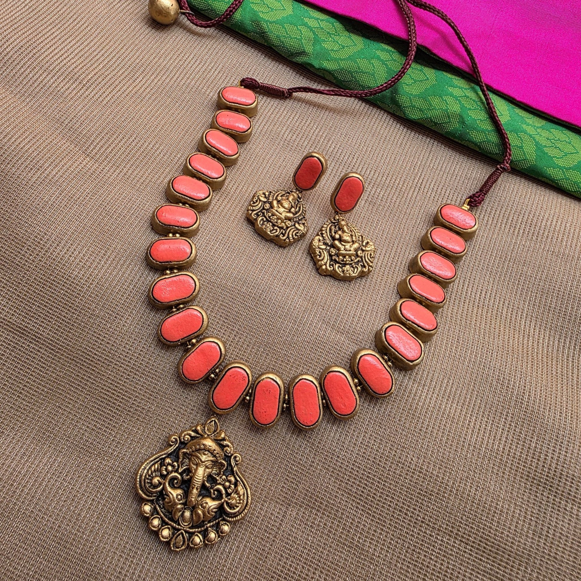 Kemp New Terracotta Jewellery Orange