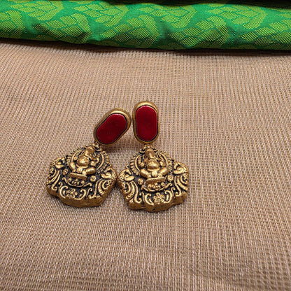 Kemp New Terracotta Jewellery Pink Jhumka Earrings