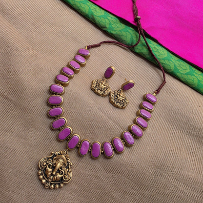 Kemp New Terracotta Jewellery Purple