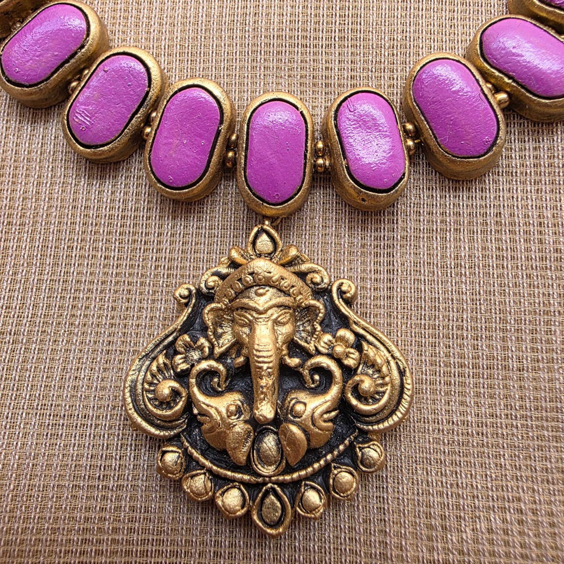Kemp New Terracotta Jewellery Purple