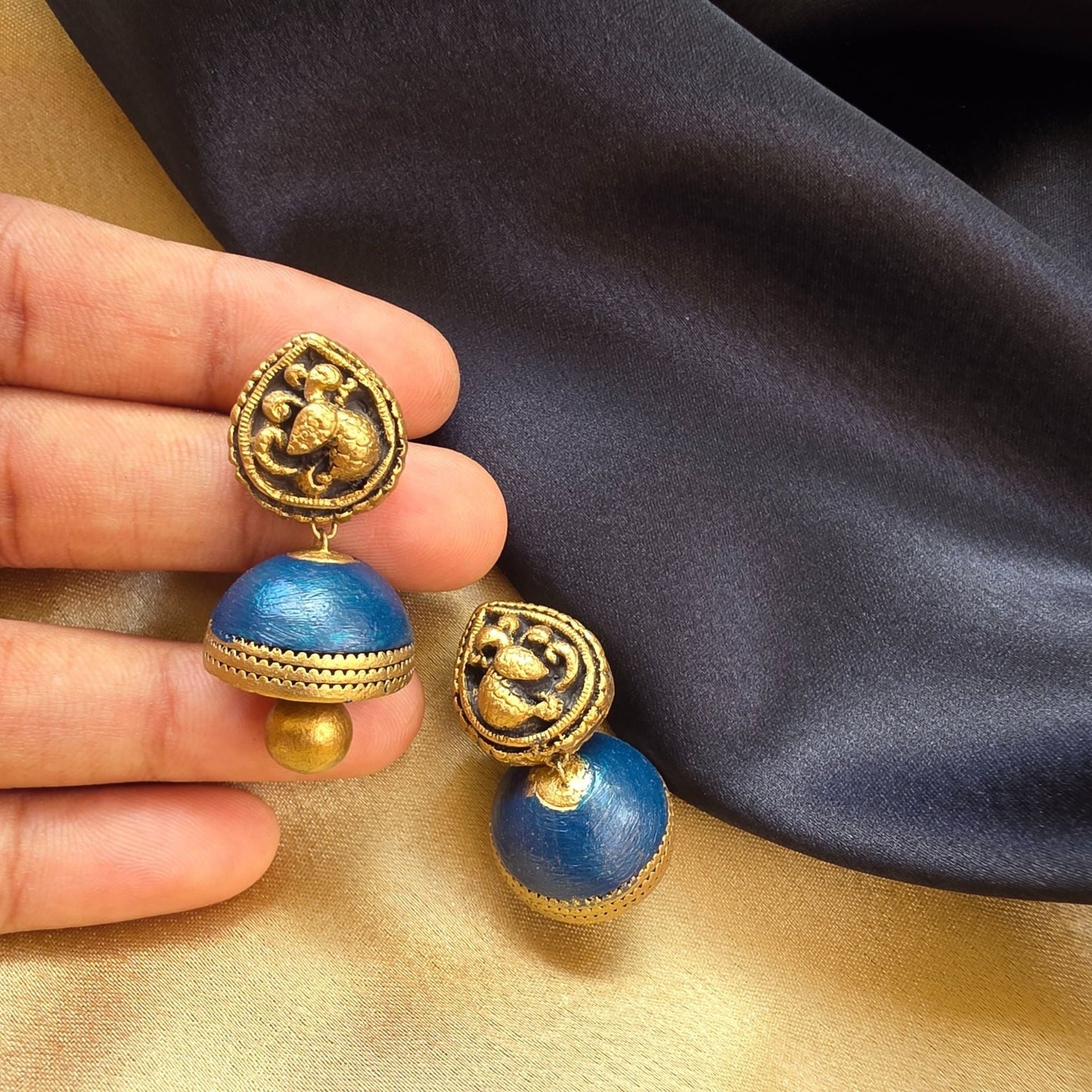 Kurinji Terracotta Jumka Variant2