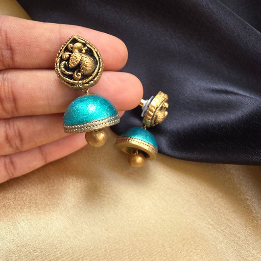 Kurinji Terracotta Jumka Variant5