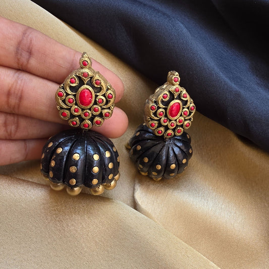 Mounika- Terracotta Jumka - Variant2
