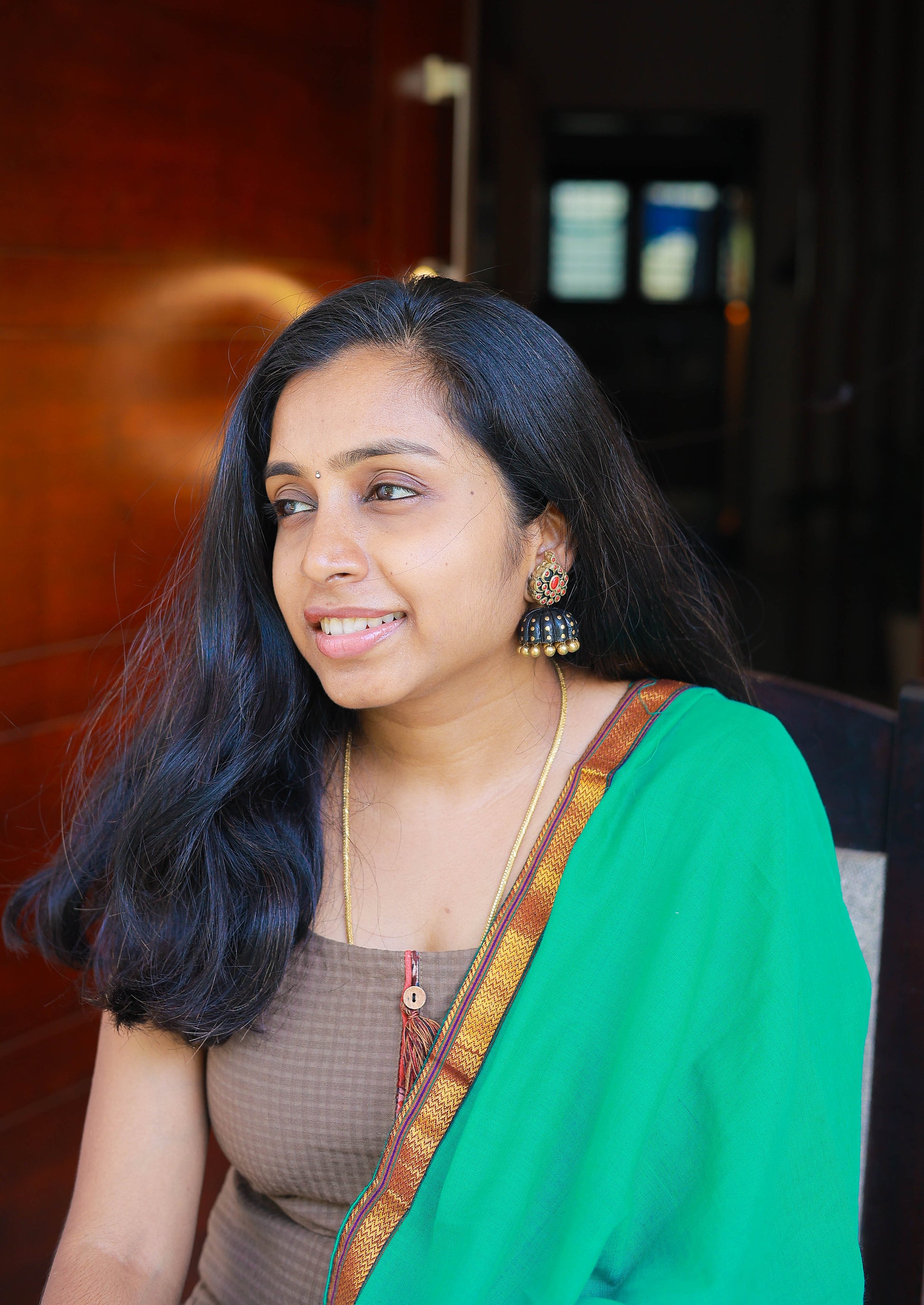 Mounika Terracotta Jumka Earings - Variant3