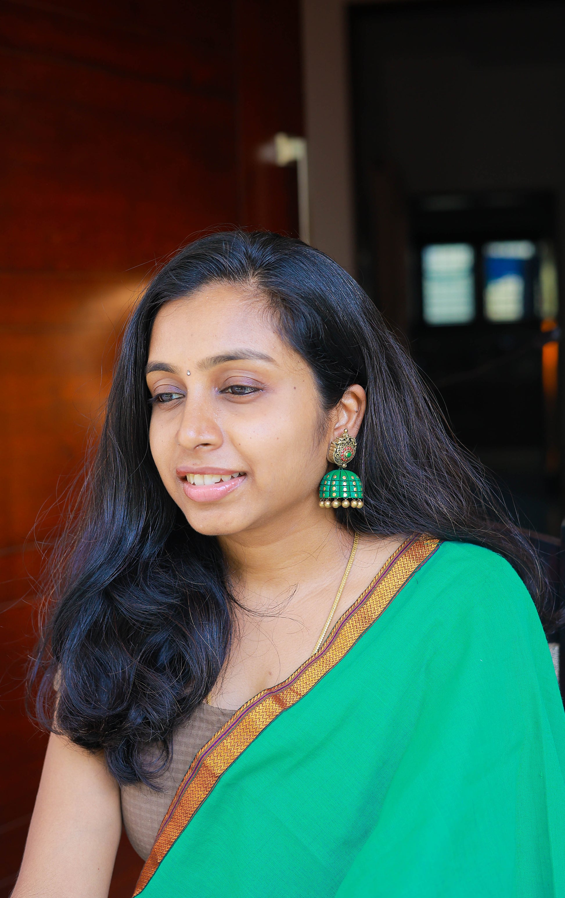 Mounika- Terracotta Jumka Earings - Variant3