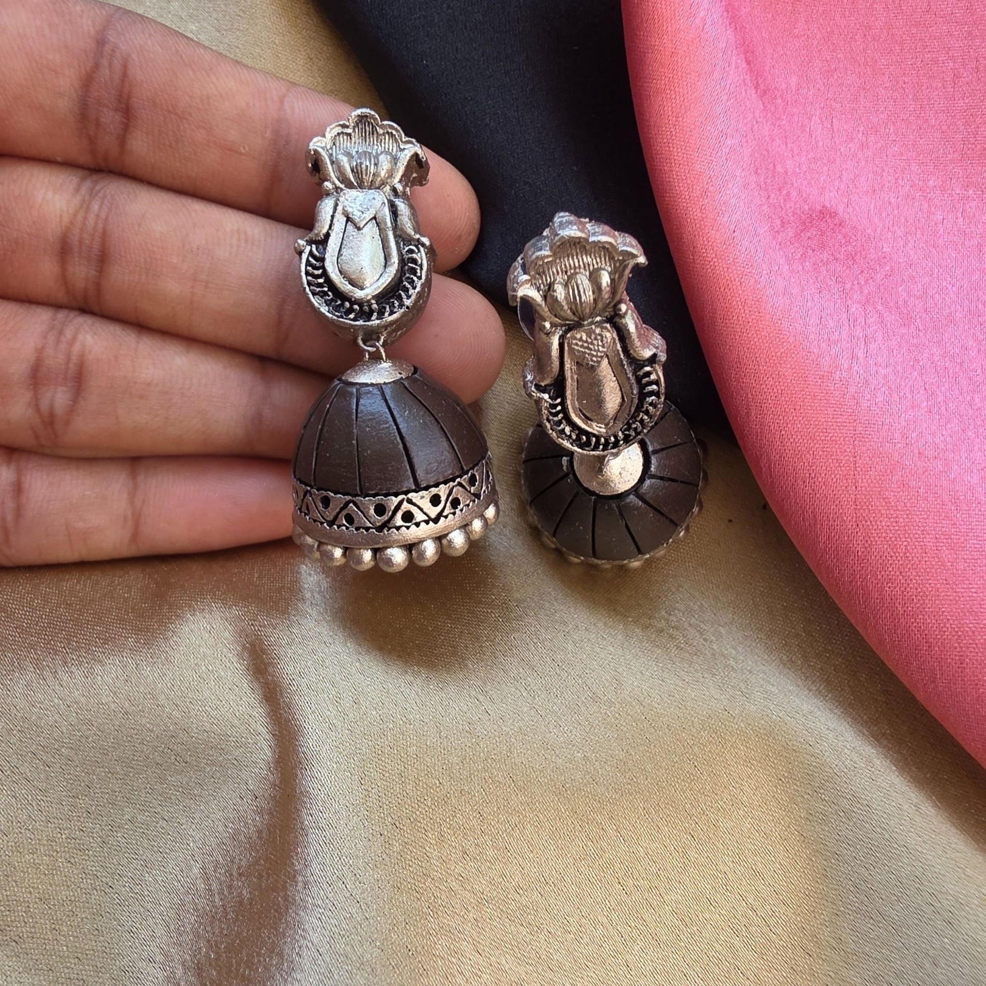 Nritya Terracotta Jumka Variant 3