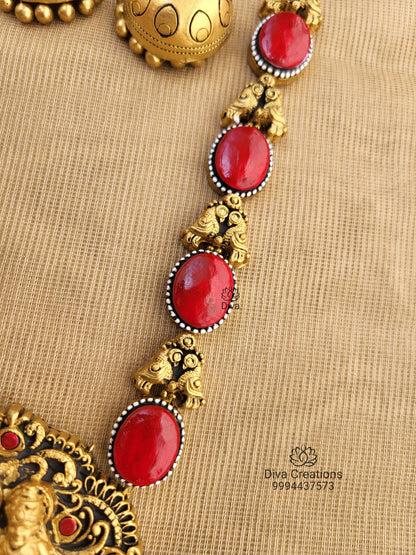 Oval Gandeur Terracotta Jewellery