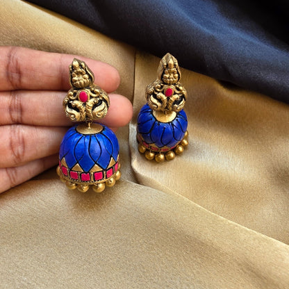 Sindhoori Terracotta Jumka Variant 4