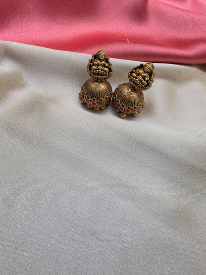Triangle Drop Lakshmi Terracotta Jewellery
