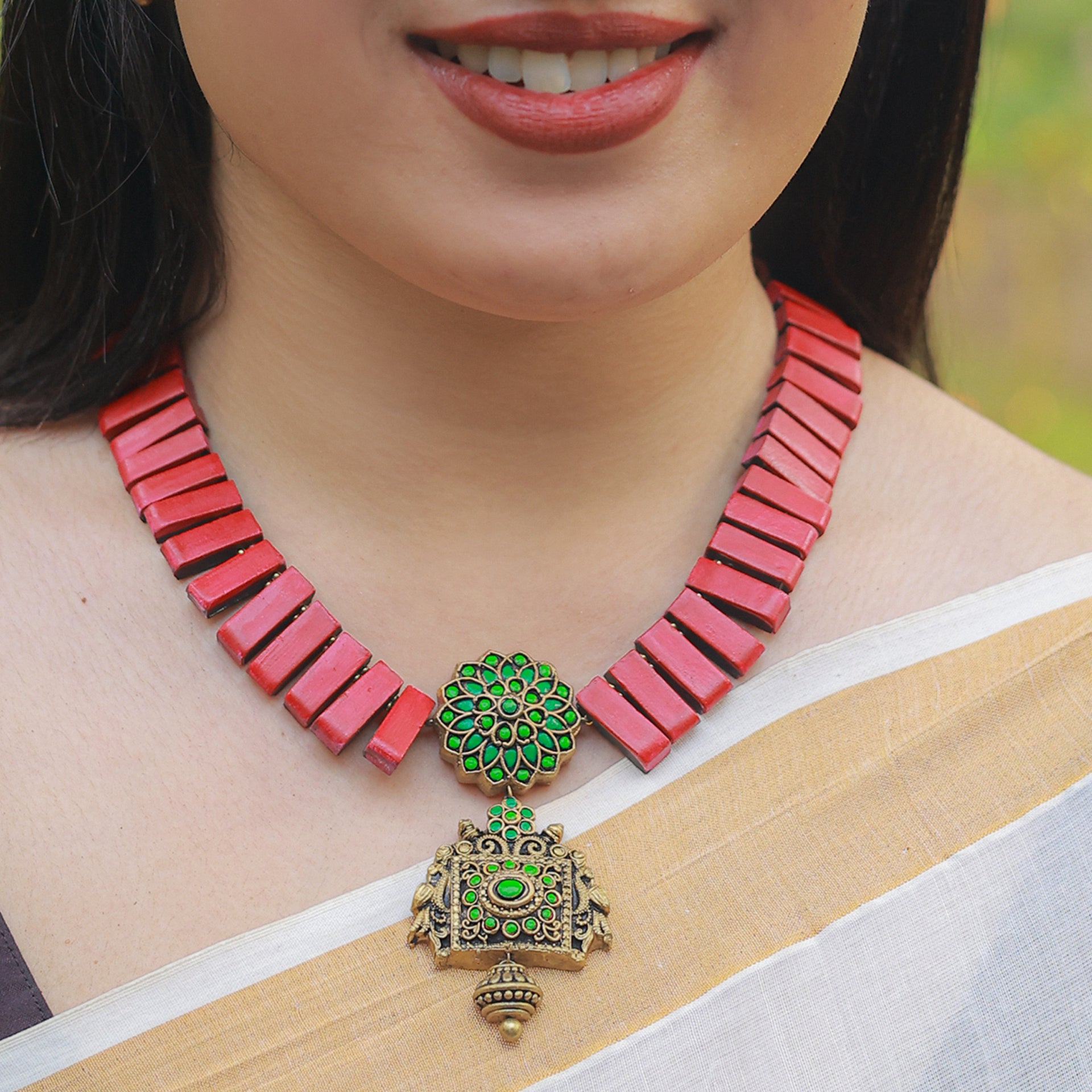 Buy Trinity Terracotta Jewellery Online – Diva Creations Terracotta