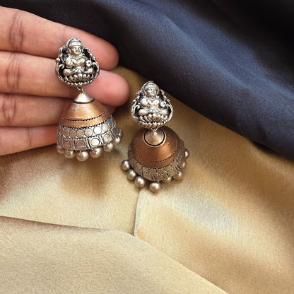 Vannam Terracotta Jumka Earrings  Variant 4