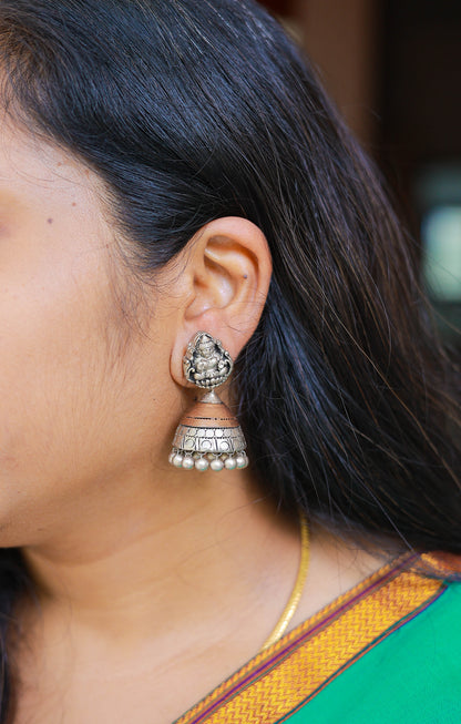 Vannam Terracotta Jumka Earrings  Variant 4