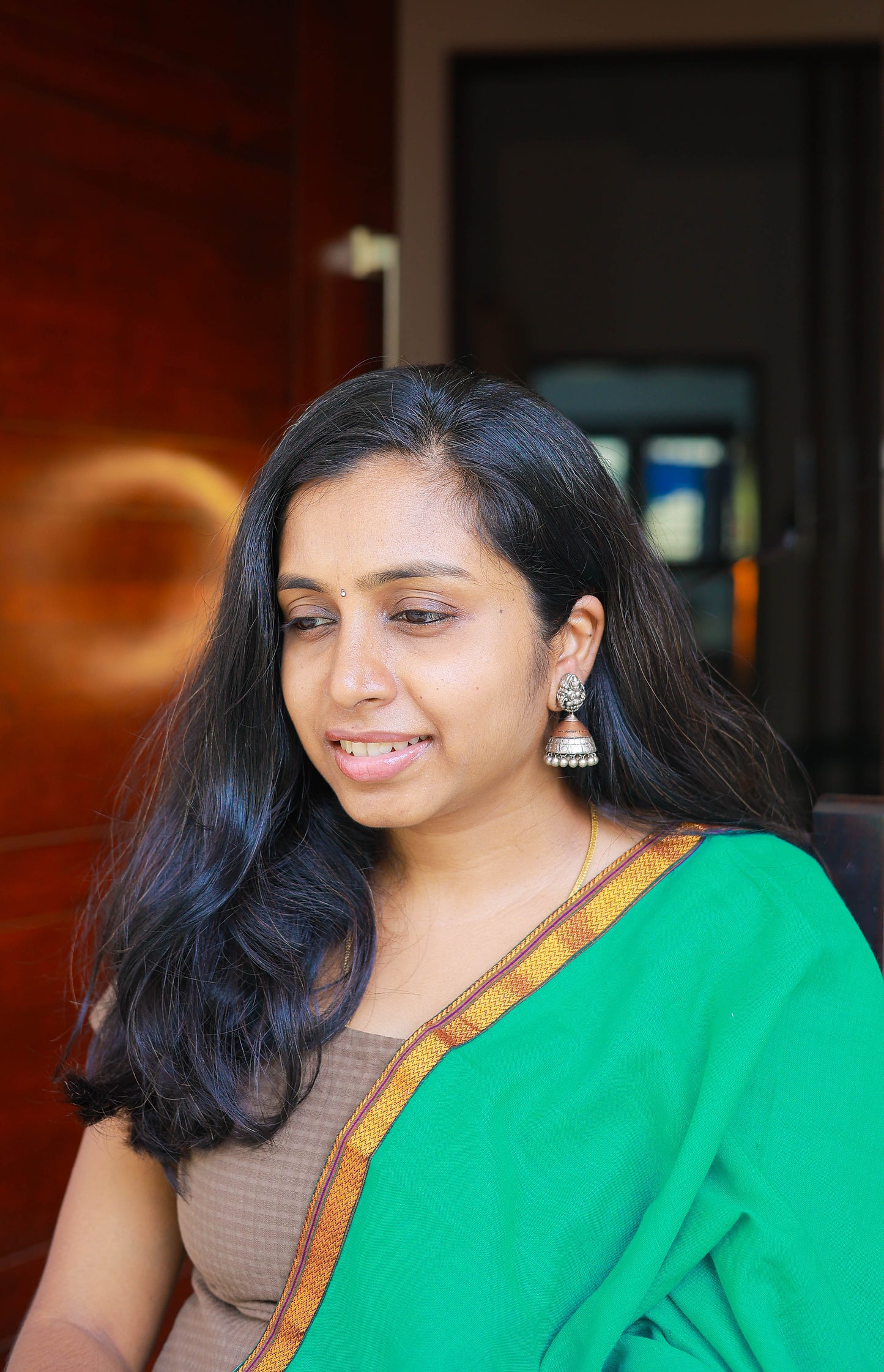 Vannam Terracotta Jumka Earrings  Variant 4